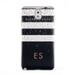 Personalised Black Striped Name Initials Samsung Galaxy Note 3 Case