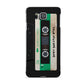 Personalised Black and Green Mixtape Samsung Galaxy Alpha Case