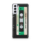 Personalised Black and Green Mixtape Samsung S21 Plus Case