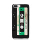 Personalised Black and Green Mixtape iPhone 8 Plus Bumper Case on Silver iPhone