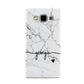 Personalised Black and White Marble with Handwriting Text Samsung Galaxy A5 Case