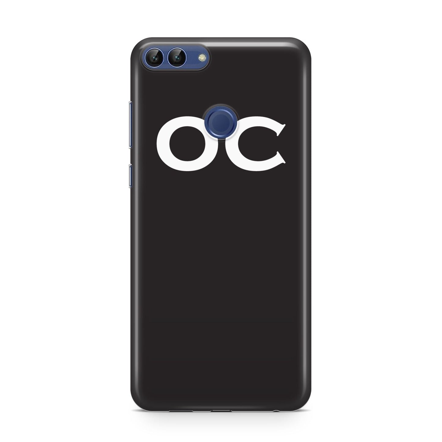 Personalised Black with Initials Huawei P Smart Case