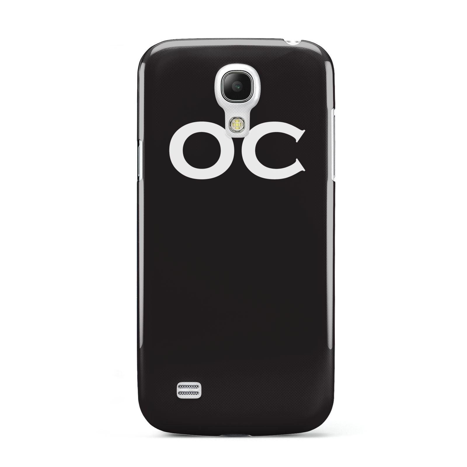 Personalised Black with Initials Samsung Galaxy S4 Mini Case