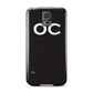 Personalised Black with Initials Samsung Galaxy S5 Case
