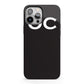 Personalised Black with Initials iPhone 13 Pro Max Full Wrap 3D Tough Case