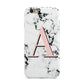 Personalised Block Coral Monogram Marble Apple iPhone 6 3D Tough Case