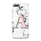 Personalised Block Coral Monogram Marble Huawei Y6 2018