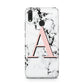 Personalised Block Coral Monogram Marble Huawei Y9 2019
