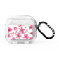 Personalised Blossom Pattern Pink AirPods Glitter Case 3rd Gen