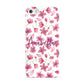 Personalised Blossom Pattern Pink Apple iPhone 5 Case