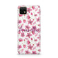 Personalised Blossom Pattern Pink Huawei Enjoy 20 Phone Case