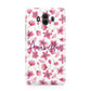 Personalised Blossom Pattern Pink Huawei Mate 10 Protective Phone Case
