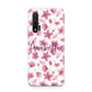 Personalised Blossom Pattern Pink Huawei Nova 6 Phone Case