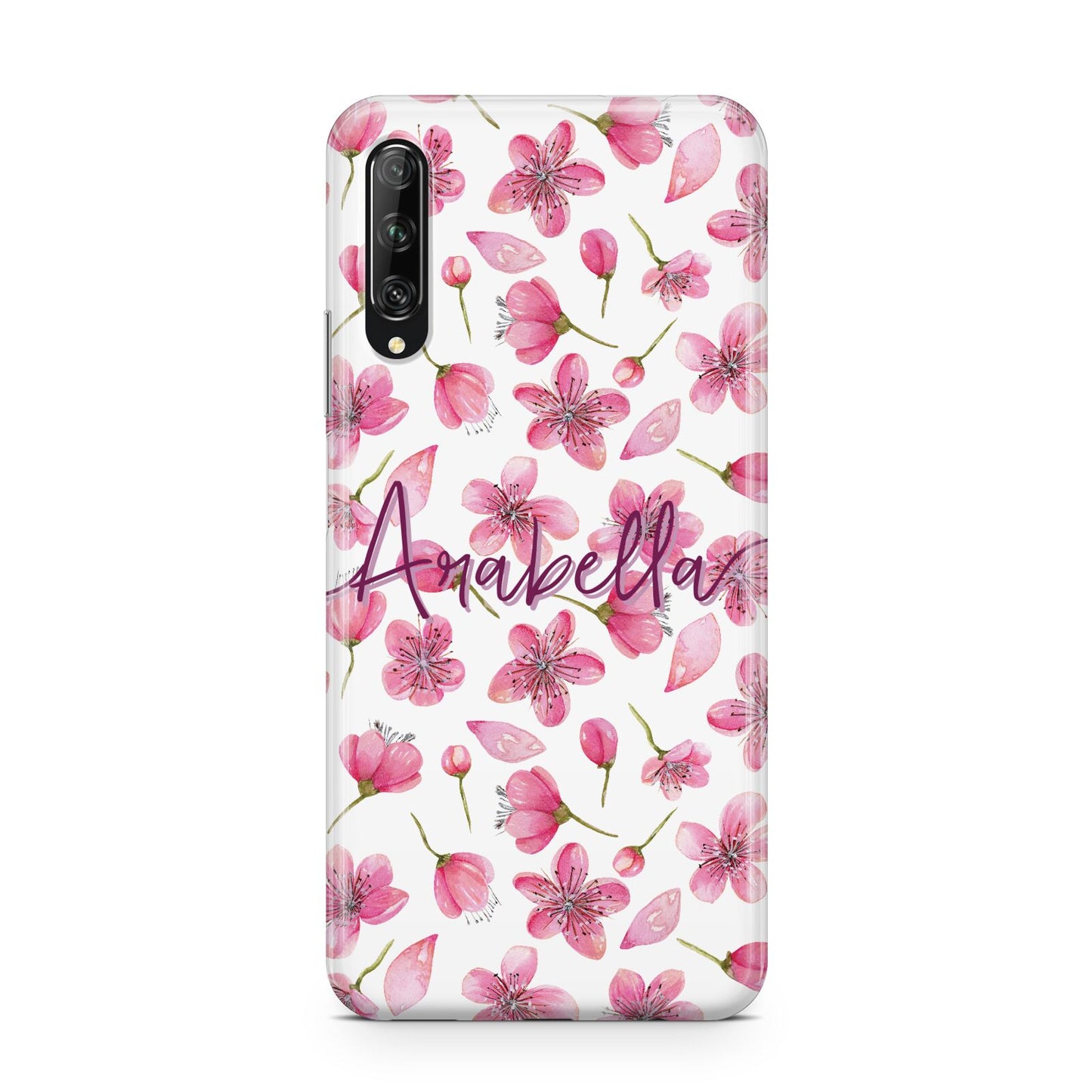 Personalised Blossom Pattern Pink Huawei P Smart Pro 2019