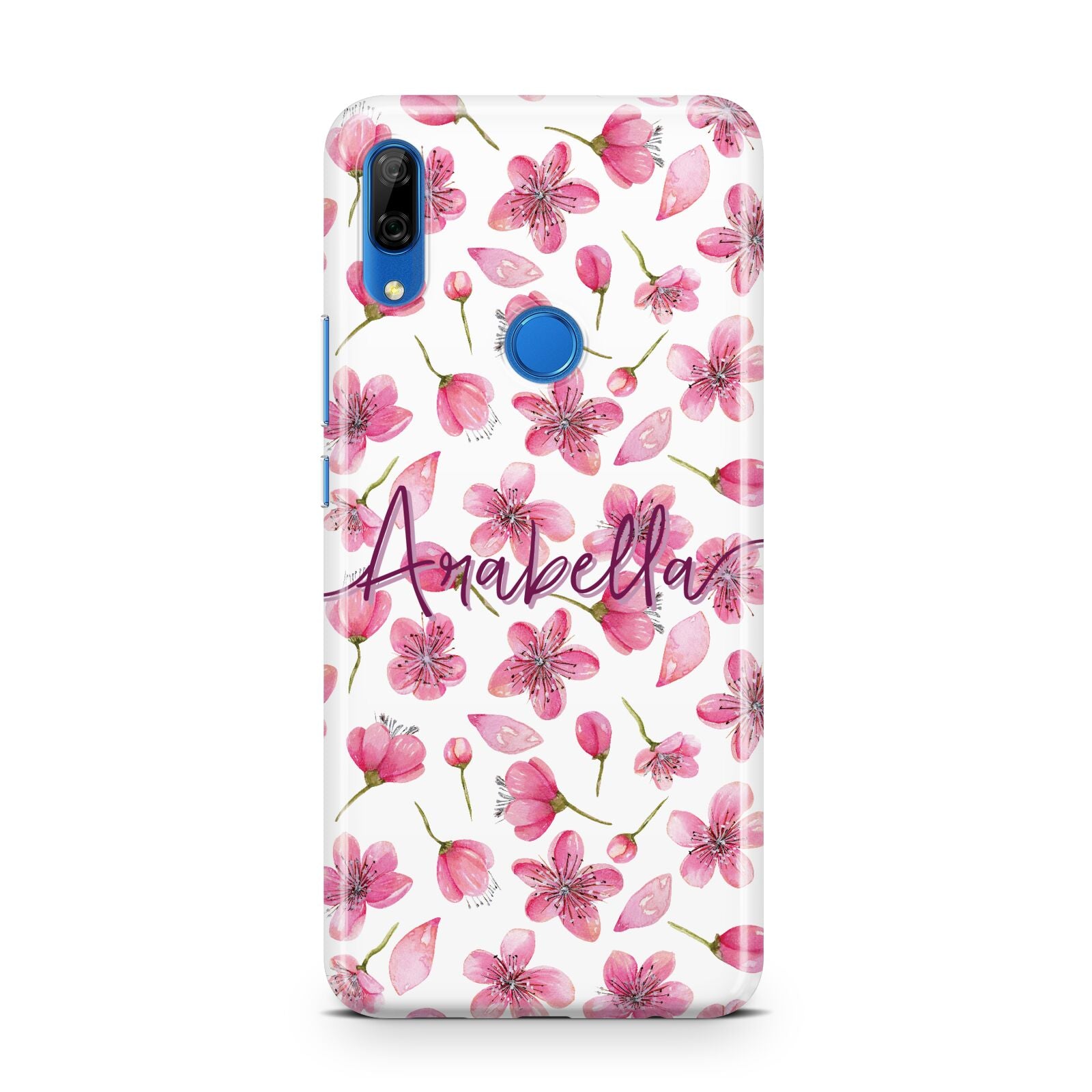 Personalised Blossom Pattern Pink Huawei P Smart Z