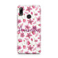 Personalised Blossom Pattern Pink Huawei Y7 2019
