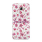 Personalised Blossom Pattern Pink Samsung Galaxy A8 2016 Case