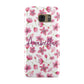 Personalised Blossom Pattern Pink Samsung Galaxy Case