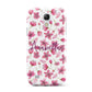 Personalised Blossom Pattern Pink Samsung Galaxy S4 Mini Case