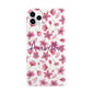 Personalised Blossom Pattern Pink iPhone 11 Pro Max 3D Snap Case