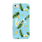 Personalised Blue Banana Tropical Apple iPhone 5 Case