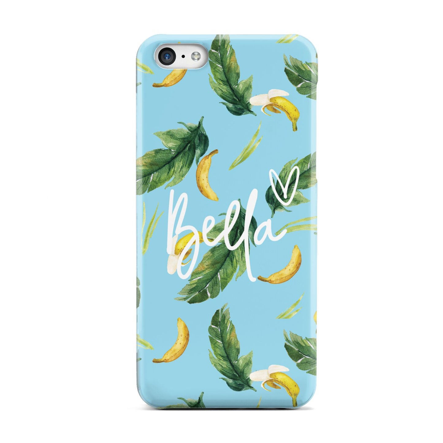 Personalised Blue Banana Tropical Apple iPhone 5c Case