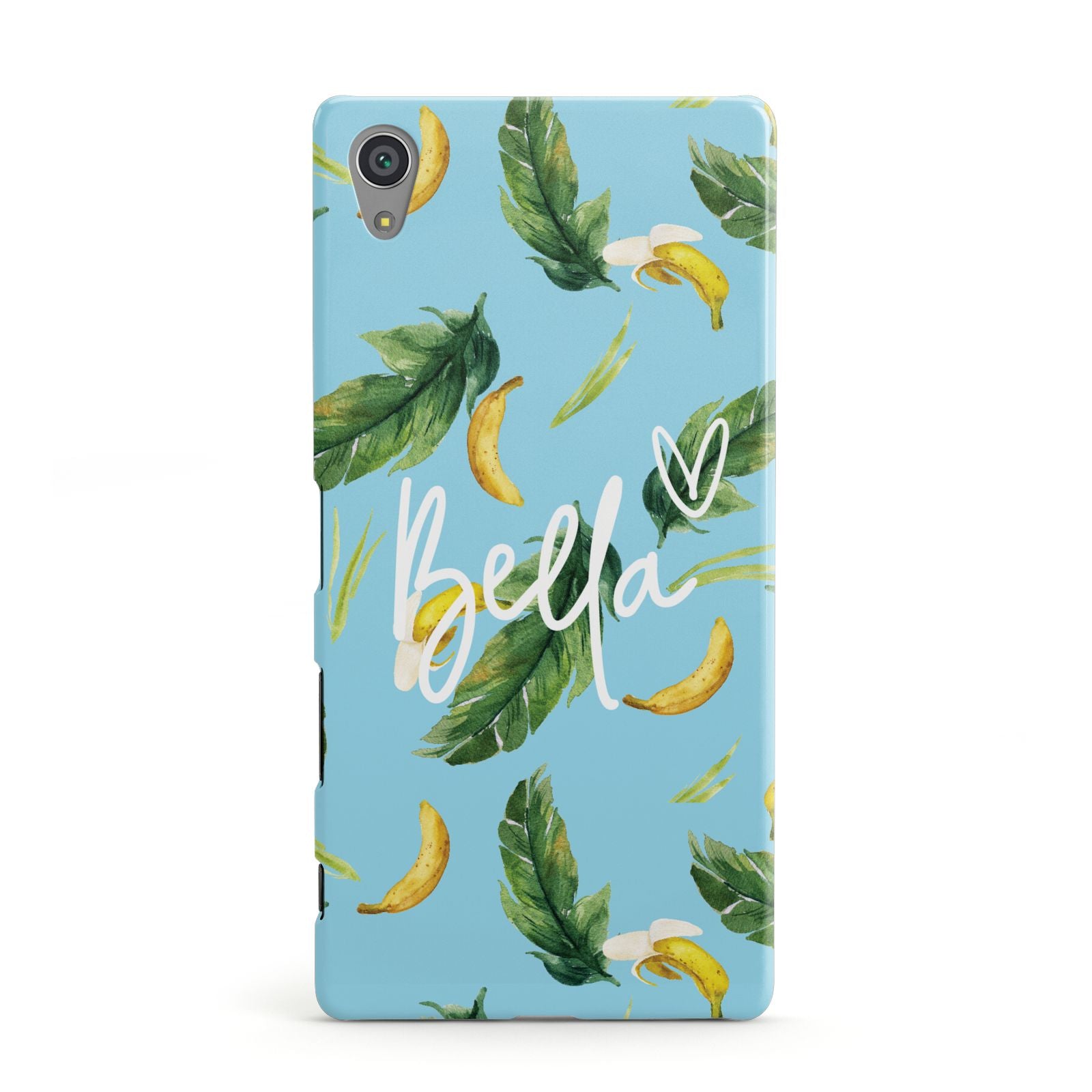 Personalised Blue Banana Tropical Sony Xperia Case