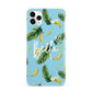 Personalised Blue Banana Tropical iPhone 11 Pro Max 3D Snap Case