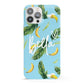 Personalised Blue Banana Tropical iPhone 13 Pro Max Full Wrap 3D Snap Case