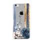 Personalised Blue Gold Name Apple iPhone 5c Case