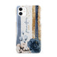 Personalised Blue Gold Name iPhone 11 3D Snap Case