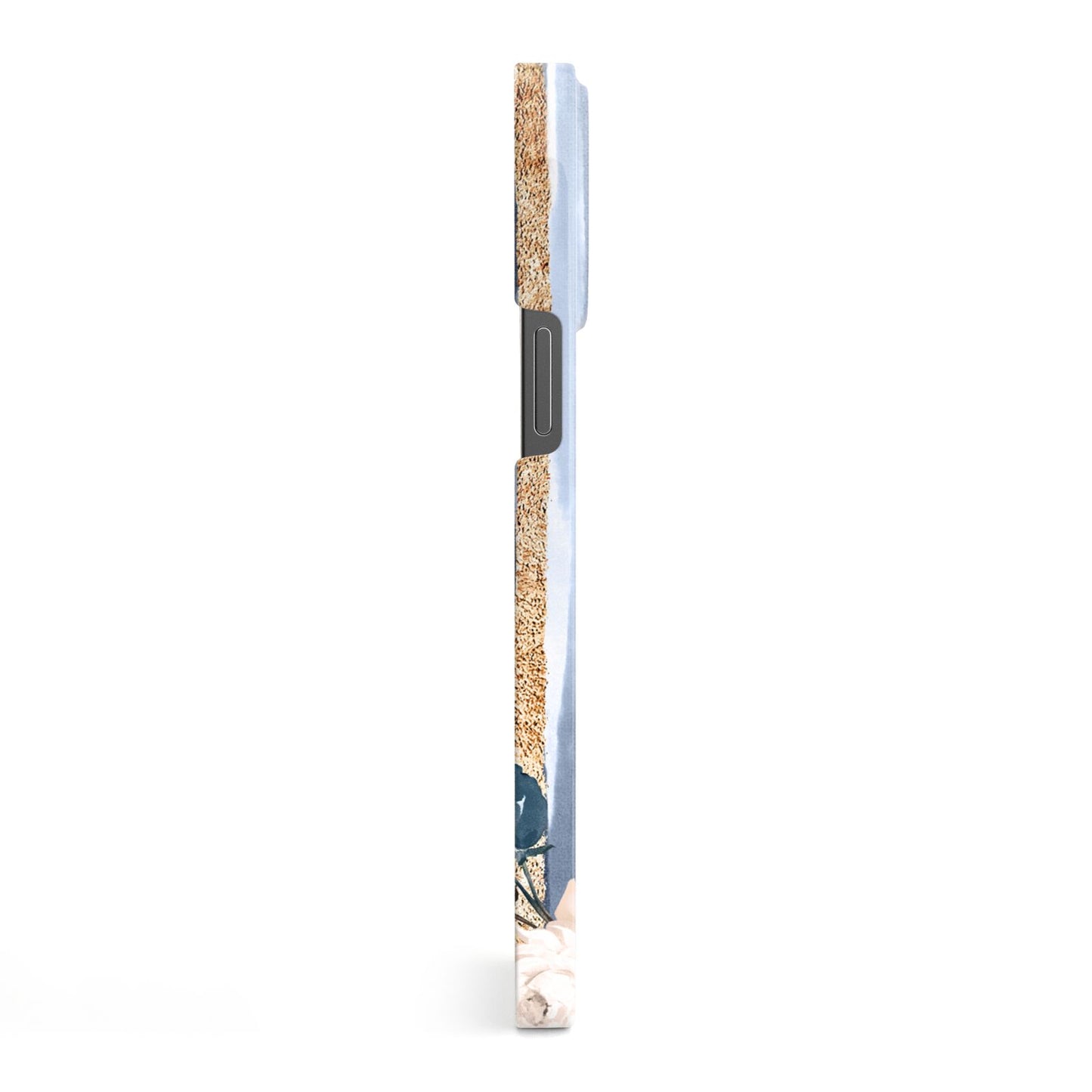 Personalised Blue Gold Name iPhone 13 Pro Max Side Image 3D Snap Case