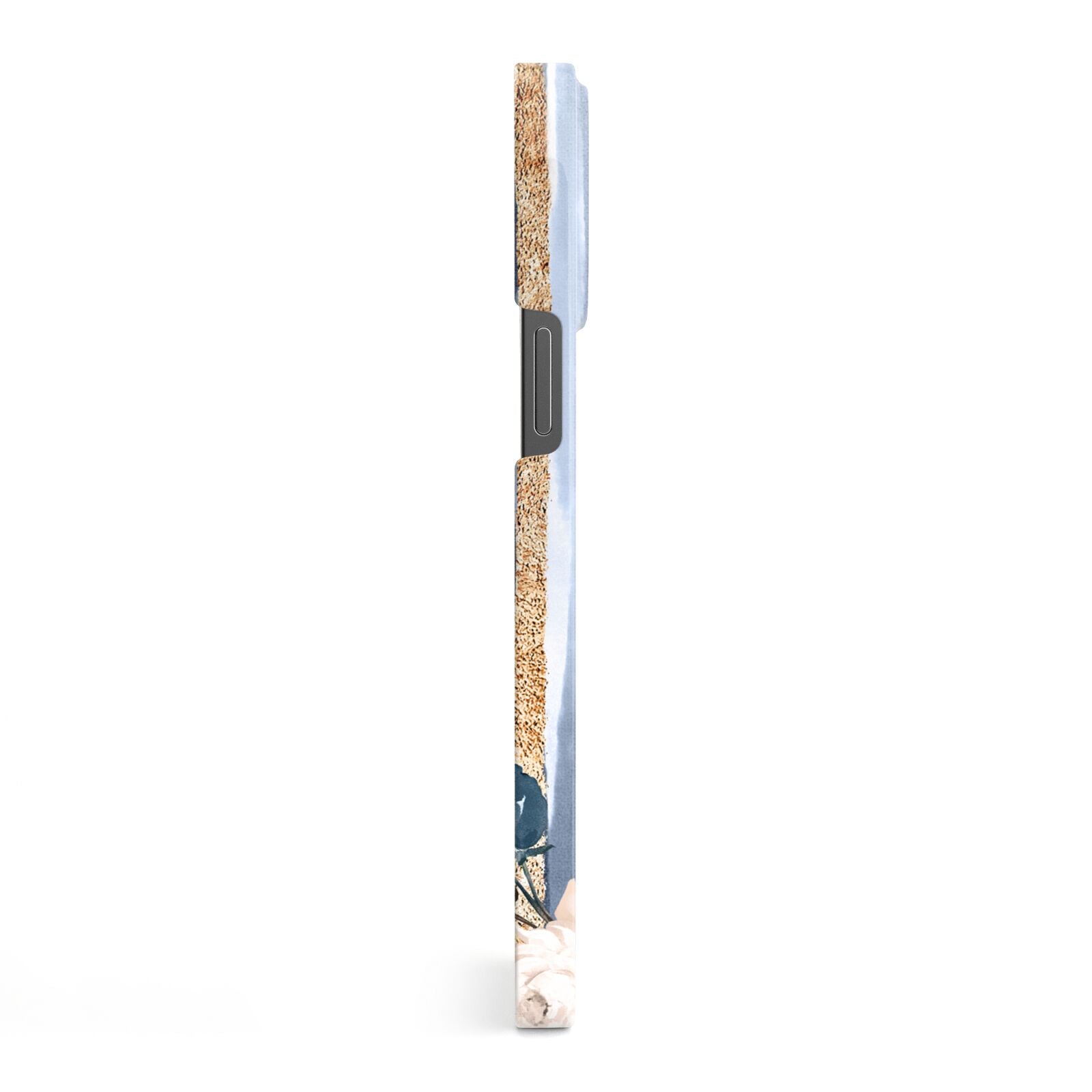 Personalised Blue Gold Name iPhone 13 Pro Max Side Image 3D Snap Case