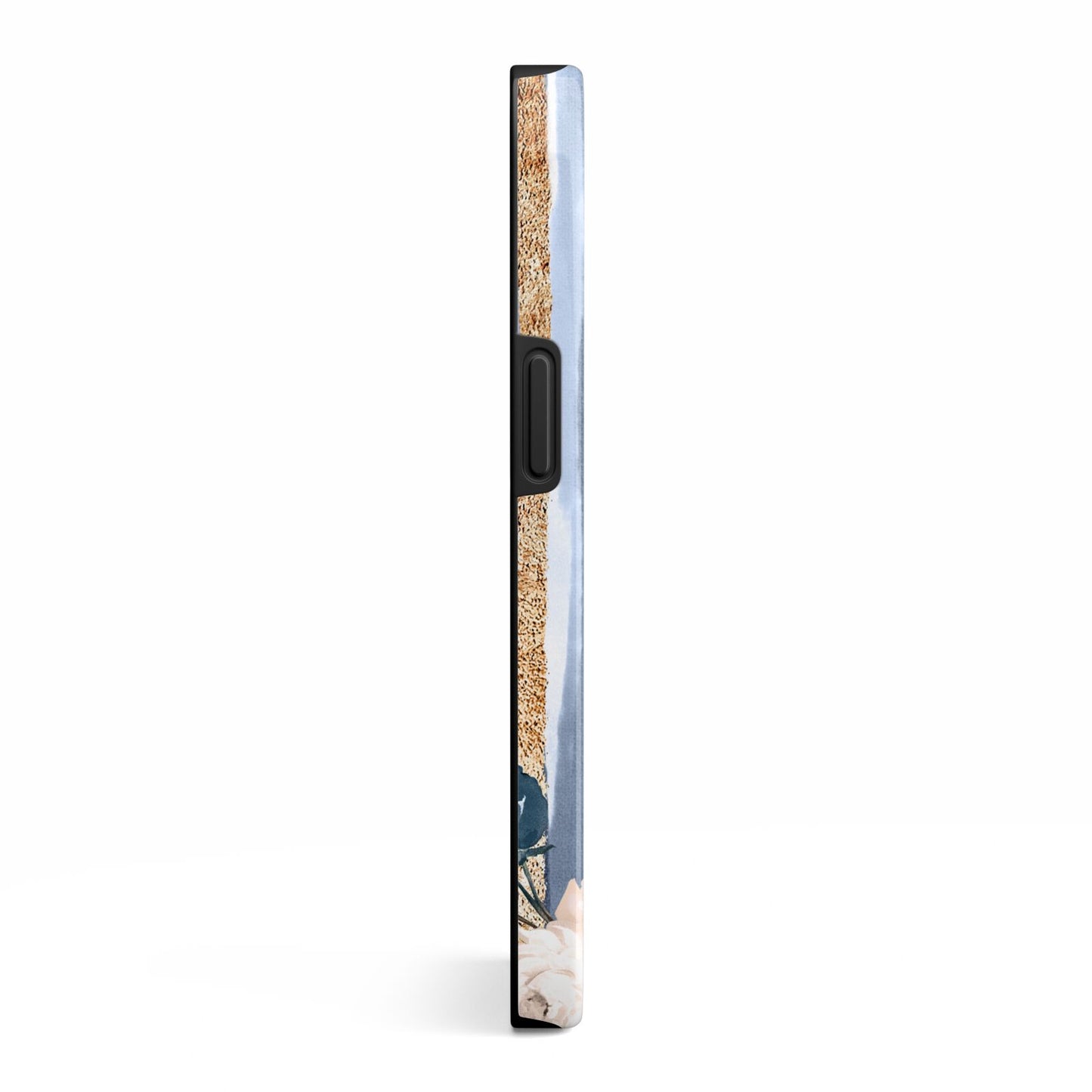 Personalised Blue Gold Name iPhone 13 Side Image 3D Tough Case