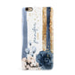 Personalised Blue Gold Name iPhone 6 Plus 3D Snap Case on Gold Phone