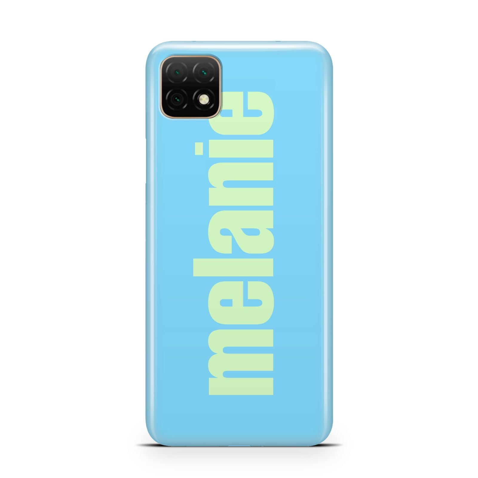 Personalised Blue Green Name Huawei Enjoy 20 Phone Case
