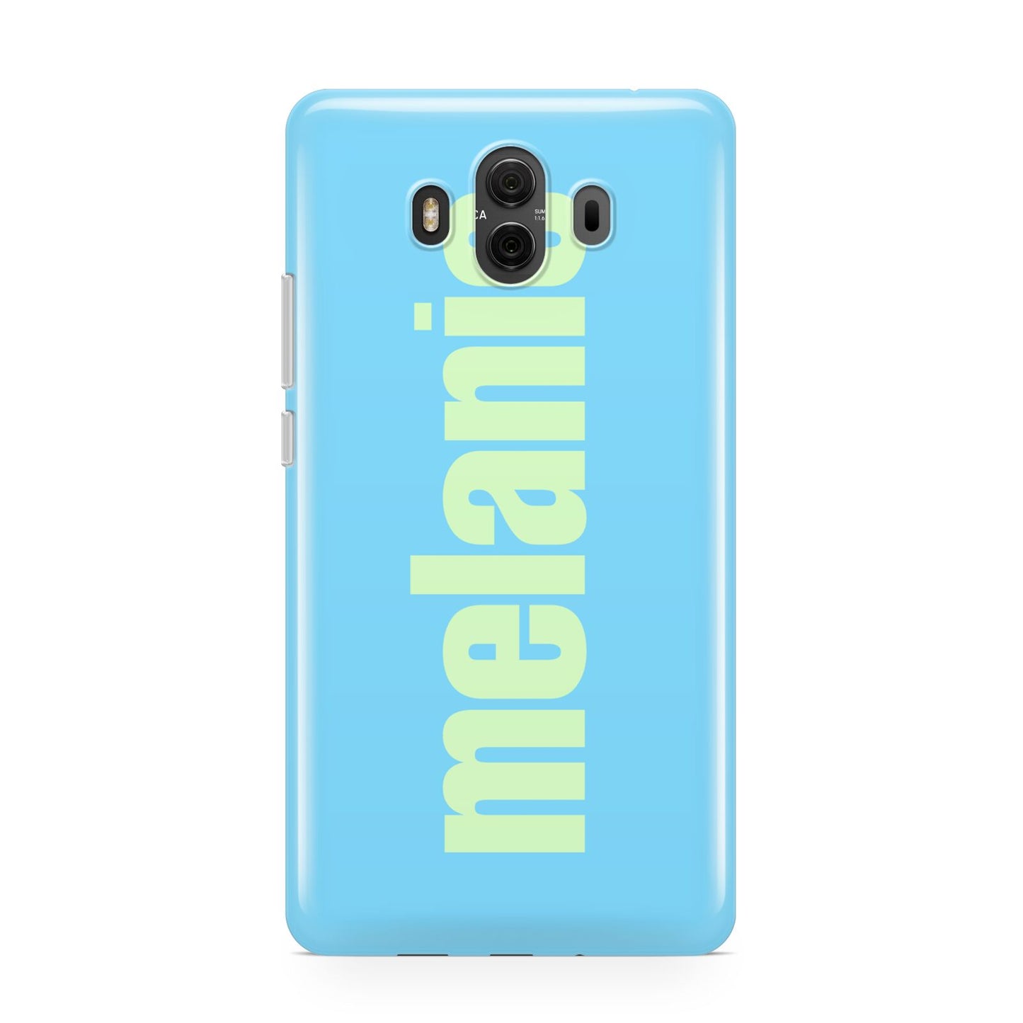 Personalised Blue Green Name Huawei Mate 10 Protective Phone Case