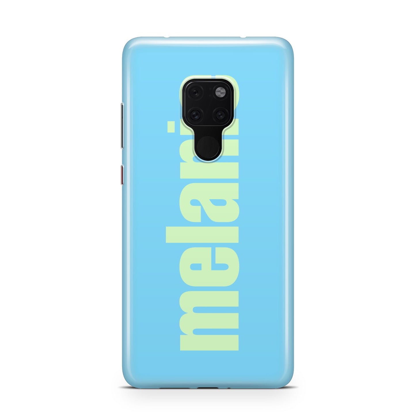 Personalised Blue Green Name Huawei Mate 20 Phone Case