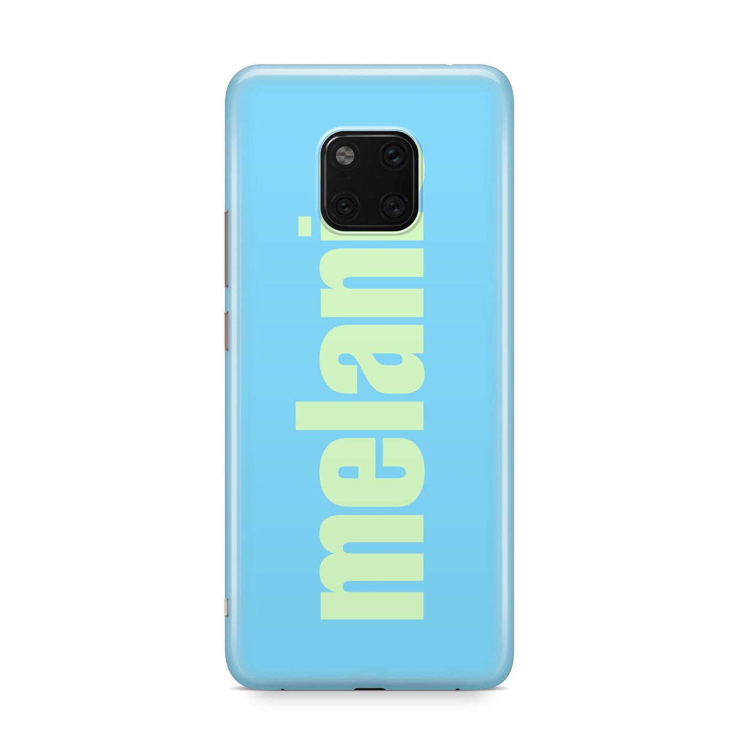 Personalised Blue Green Name Huawei Mate 20 Pro Phone Case