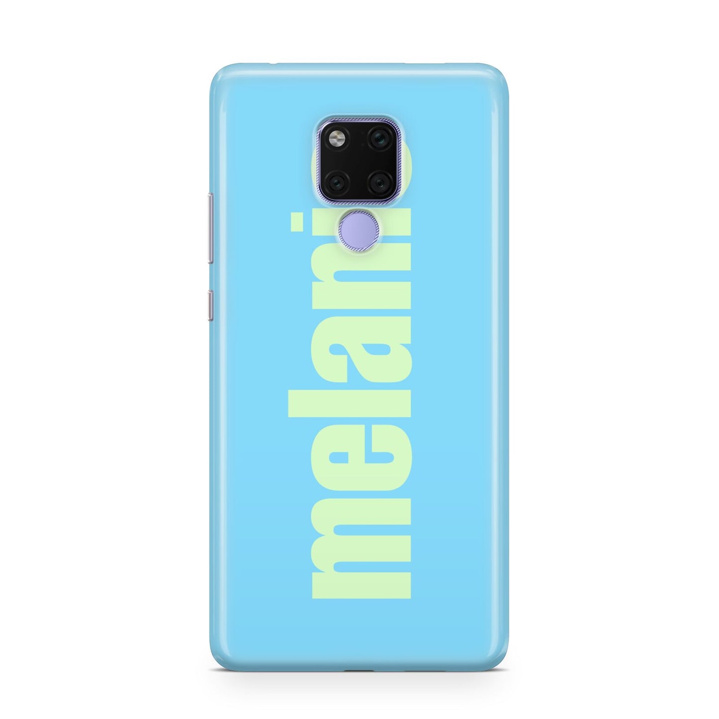 Personalised Blue Green Name Huawei Mate 20X Phone Case