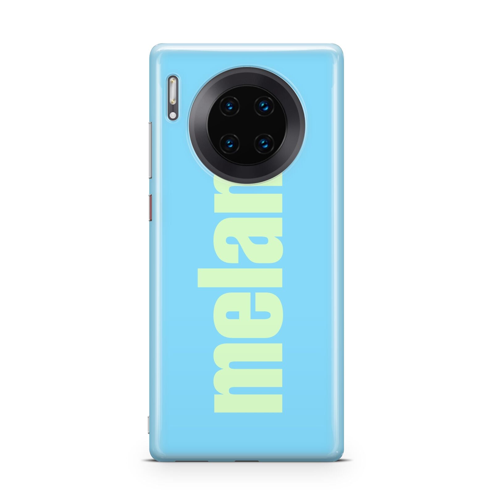 Personalised Blue Green Name Huawei Mate 30 Pro Phone Case