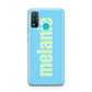 Personalised Blue Green Name Huawei P Smart 2020