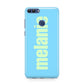 Personalised Blue Green Name Huawei P Smart Case