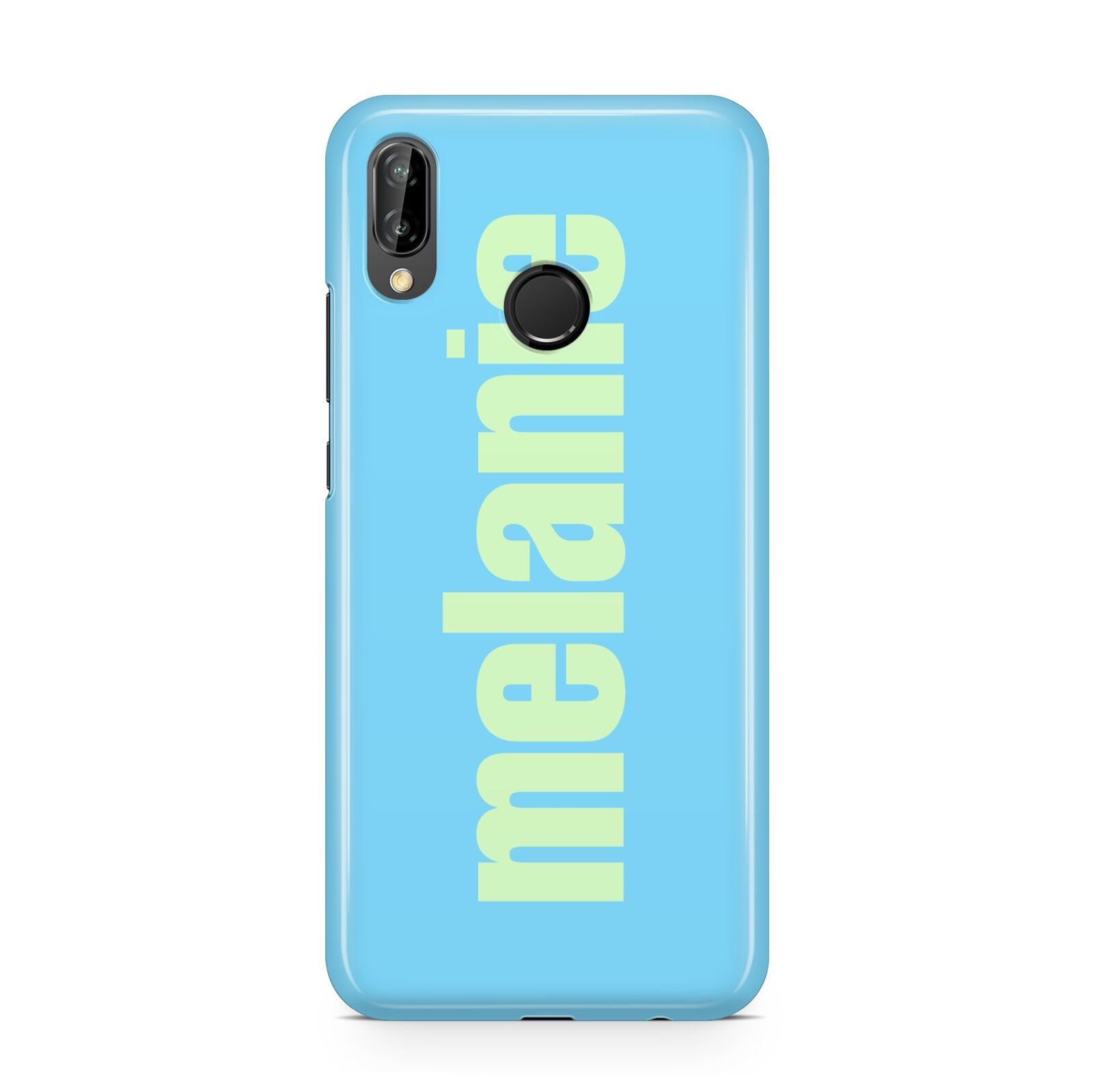 Personalised Blue Green Name Huawei P20 Lite Phone Case