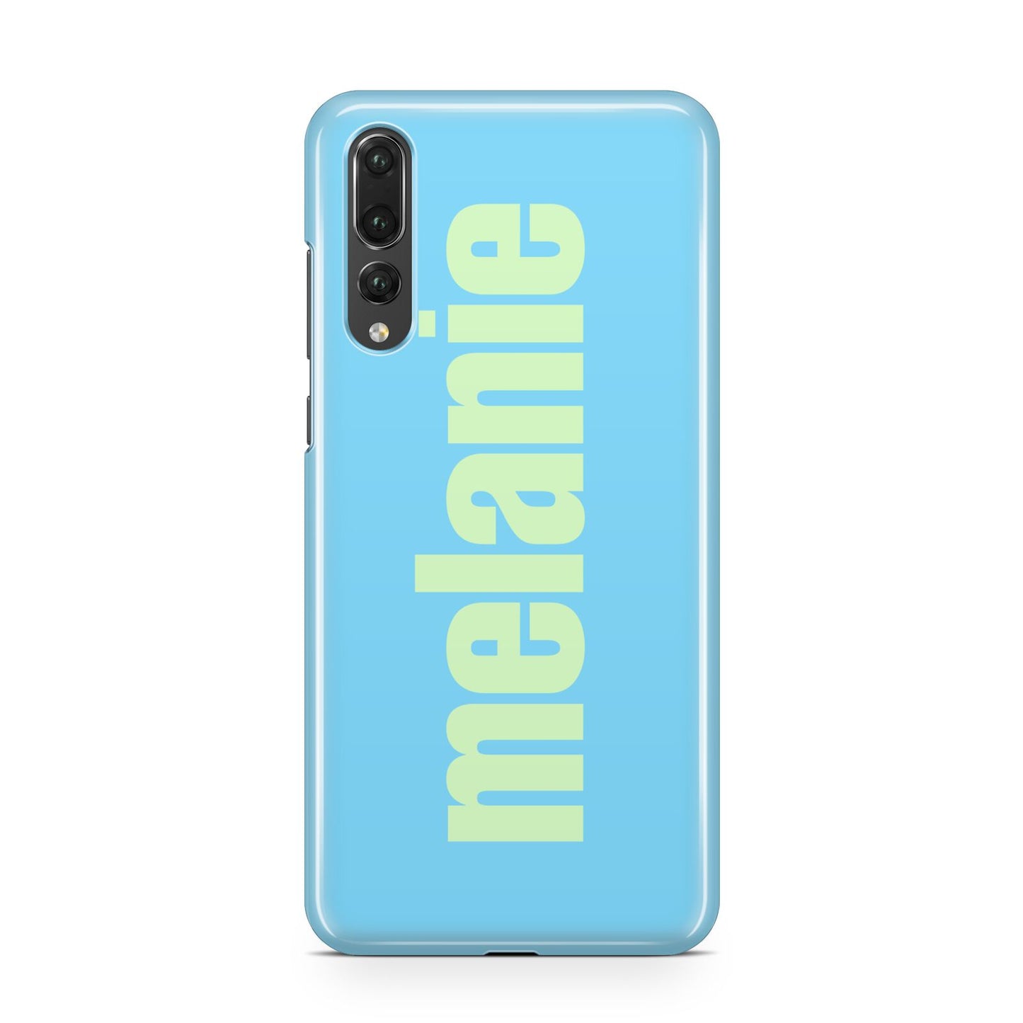Personalised Blue Green Name Huawei P20 Pro Phone Case