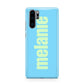 Personalised Blue Green Name Huawei P30 Pro Phone Case