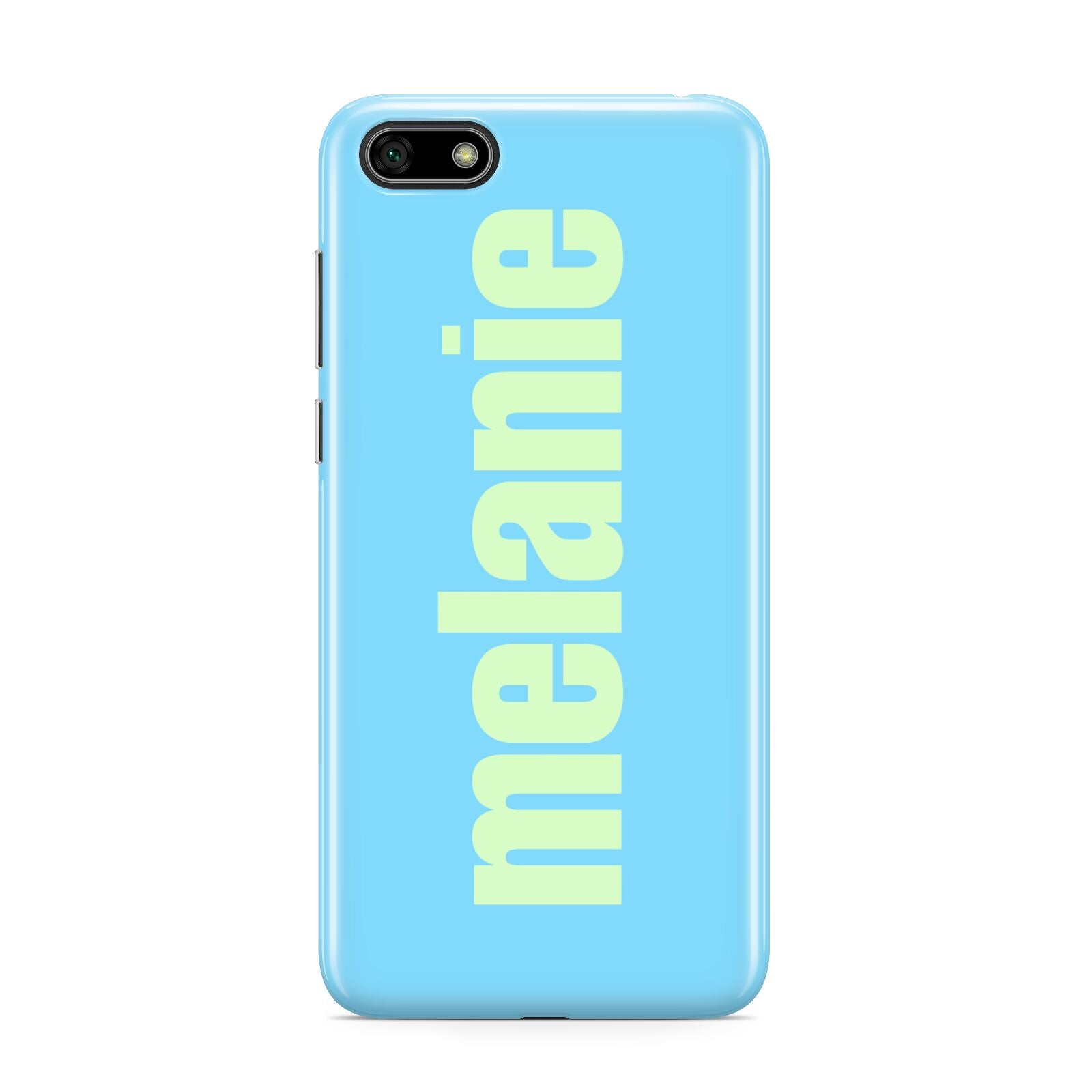 Personalised Blue Green Name Huawei Y5 Prime 2018 Phone Case