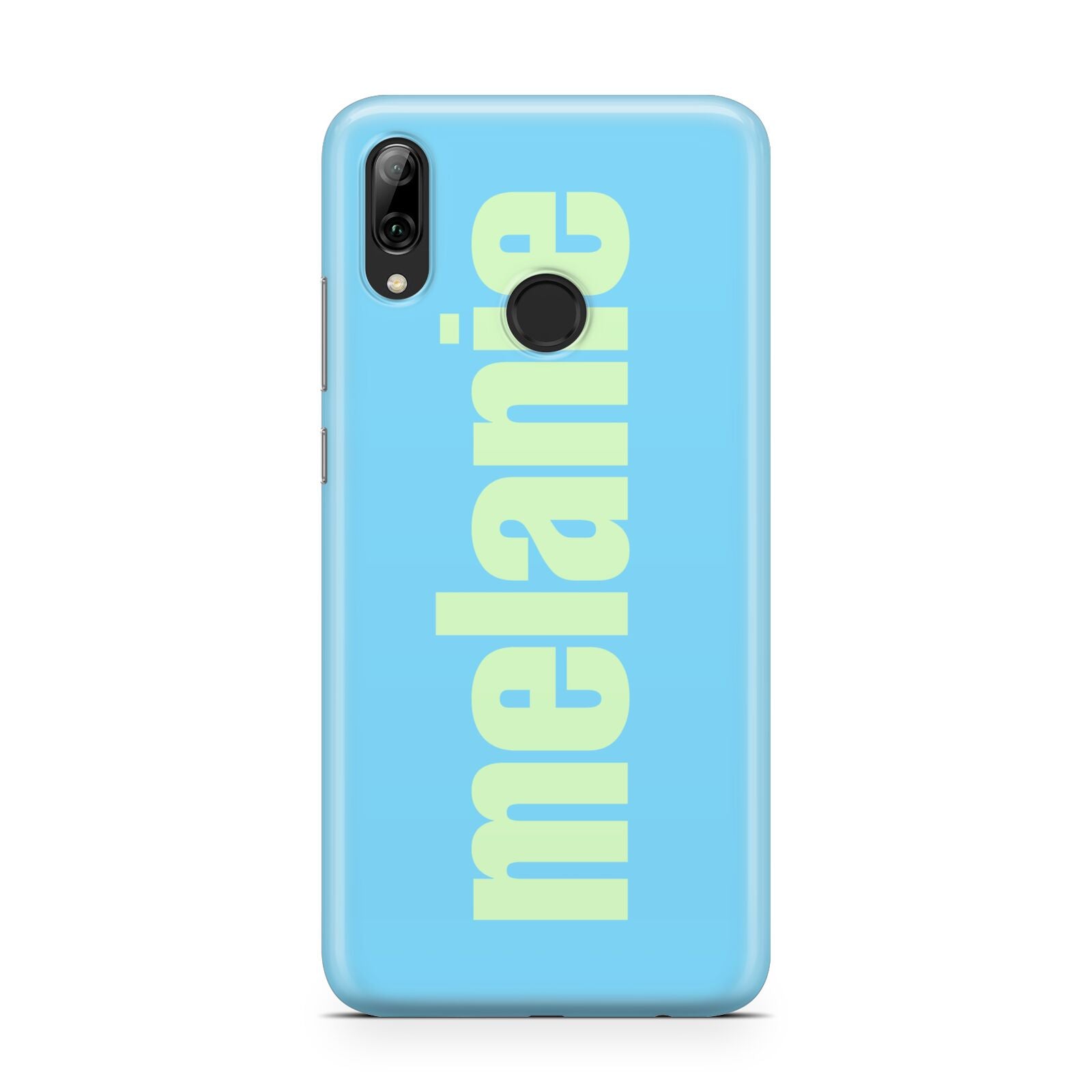 Personalised Blue Green Name Huawei Y7 2019