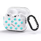 Personalised Blue Hearts AirPods Pro Glitter Case Side Image