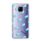 Personalised Blue Hearts Huawei Mate 20X Phone Case